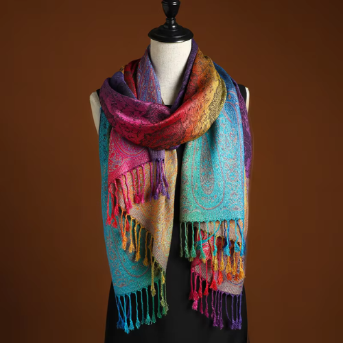 Nora™ | Elegant Jacquard Scarf