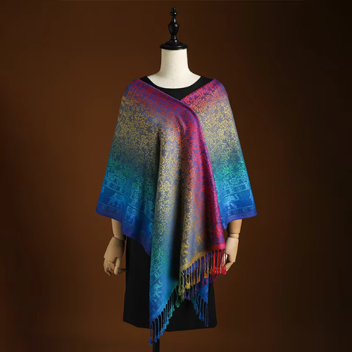 Lieke™ | Elegant jacquard scarf