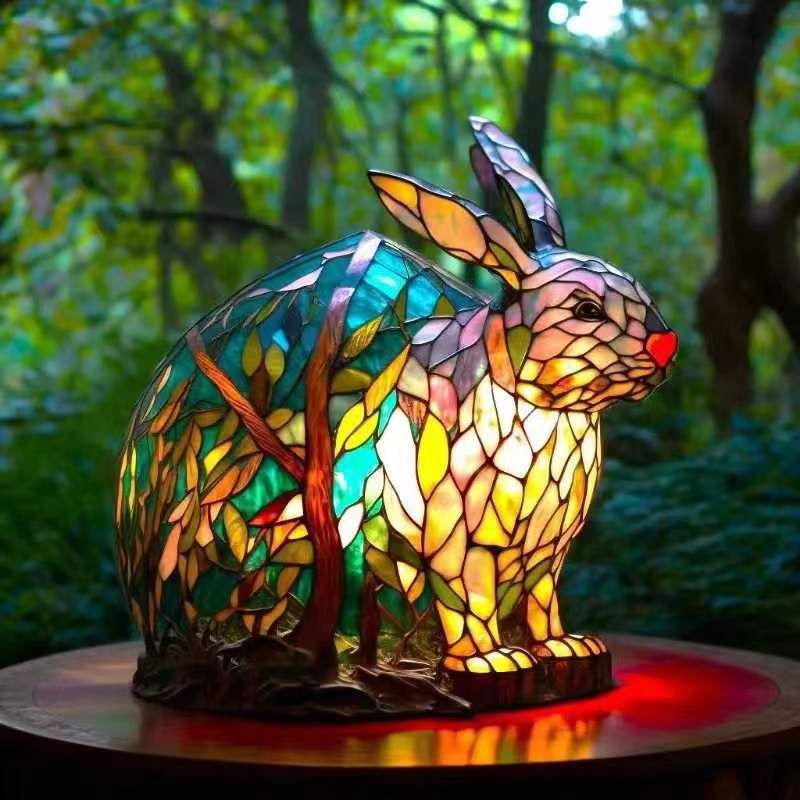Lapinou | Colorful Glass Rabbit Lamp Magisk