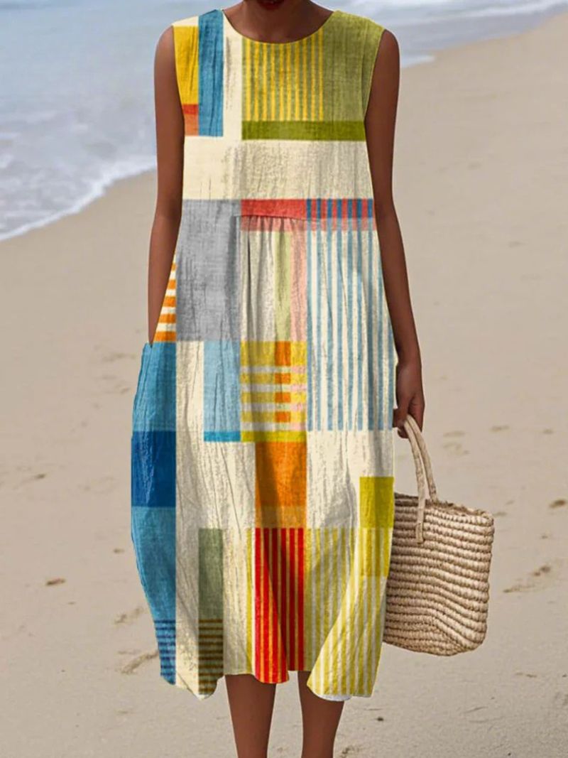 Poppy | Modern Patchwork Dress