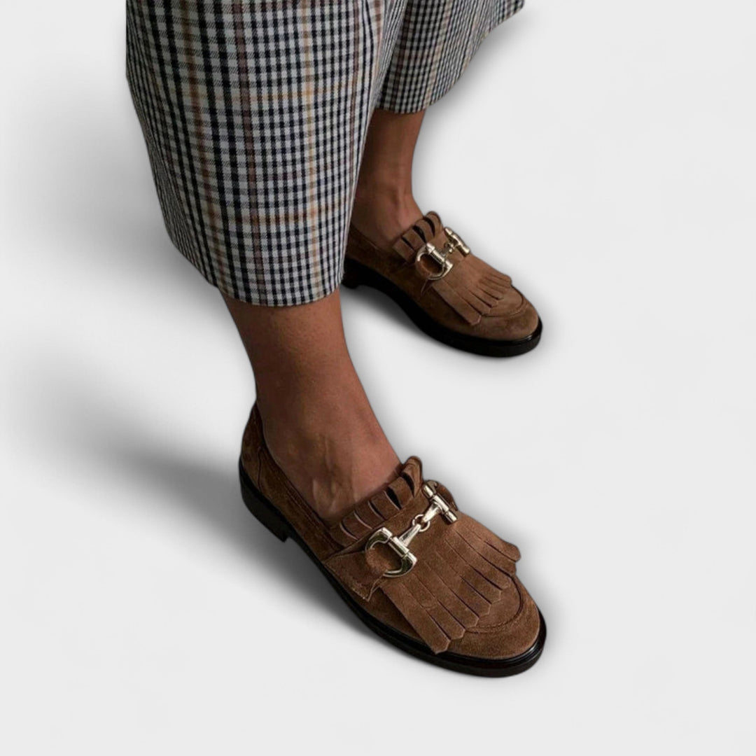 Isabella – Brown Round Toe Loafer