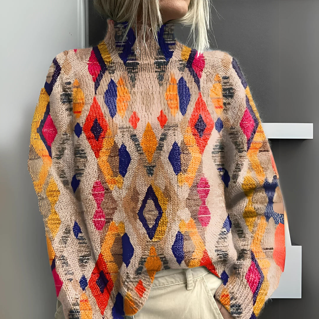 Oliver - Geometric Knit Sweater