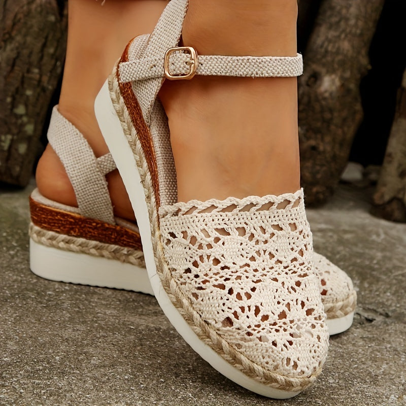 Cleo – Floral Wedges