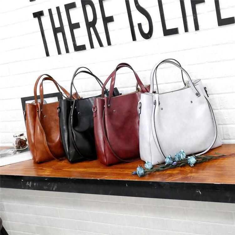 Marlene - 4-Piece Vintage Bag Set for Women