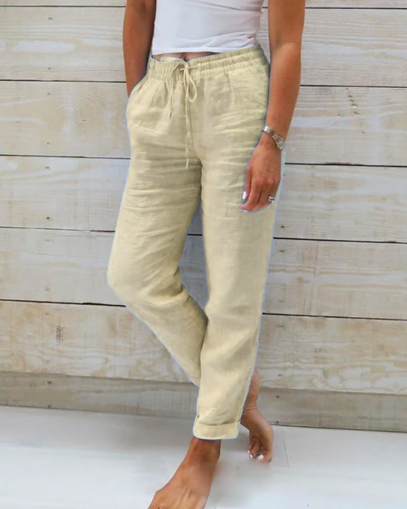 Monika - Elegant Cotton Pants