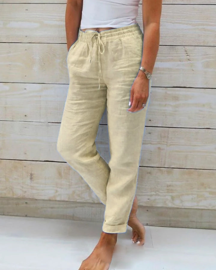 Monika - Elegant Cotton Pants
