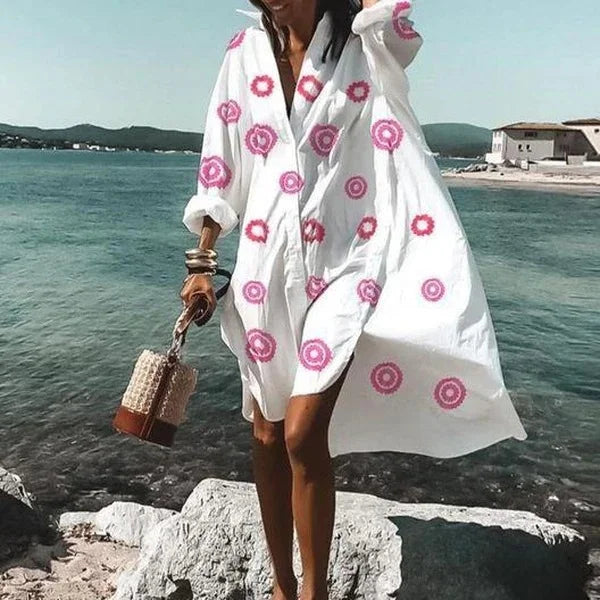 Emma - Long Sleeved Shirt Dress