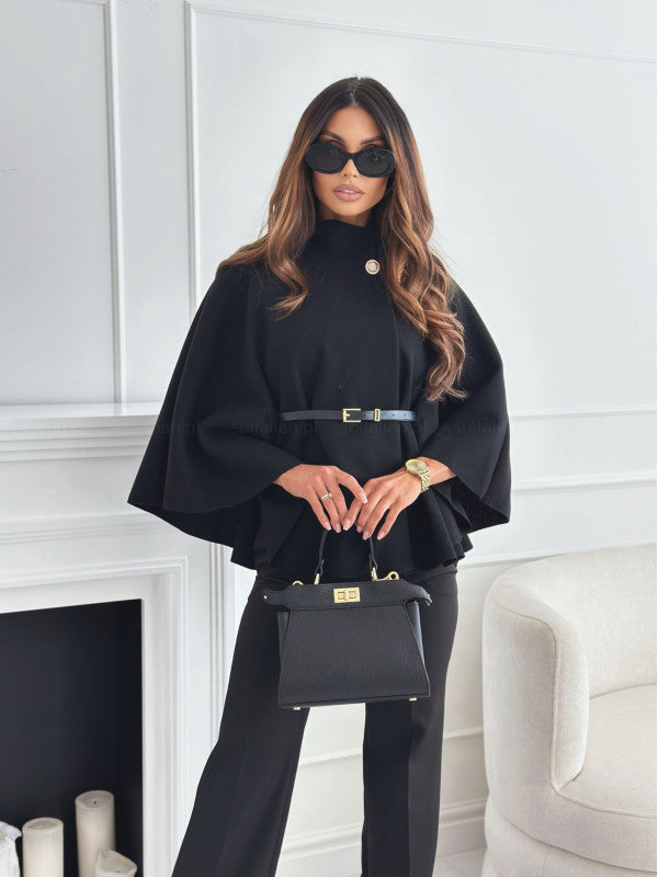 Celestine - Elegant Butterfly Jacket with Belt
