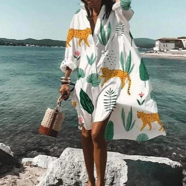 Emma - Long Sleeved Shirt Dress