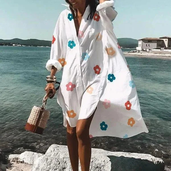 Emma - Long Sleeved Shirt Dress