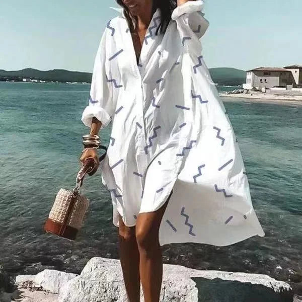 Emma - Long Sleeved Shirt Dress