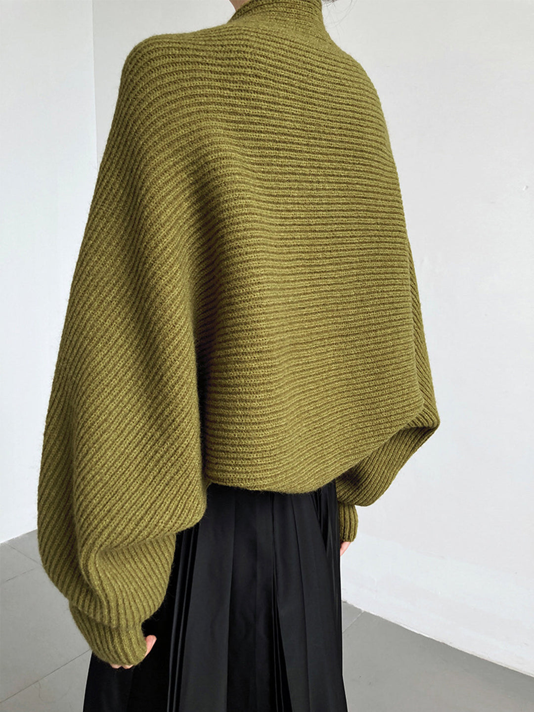Margaret – Solid Open-Front Shrug Sweater