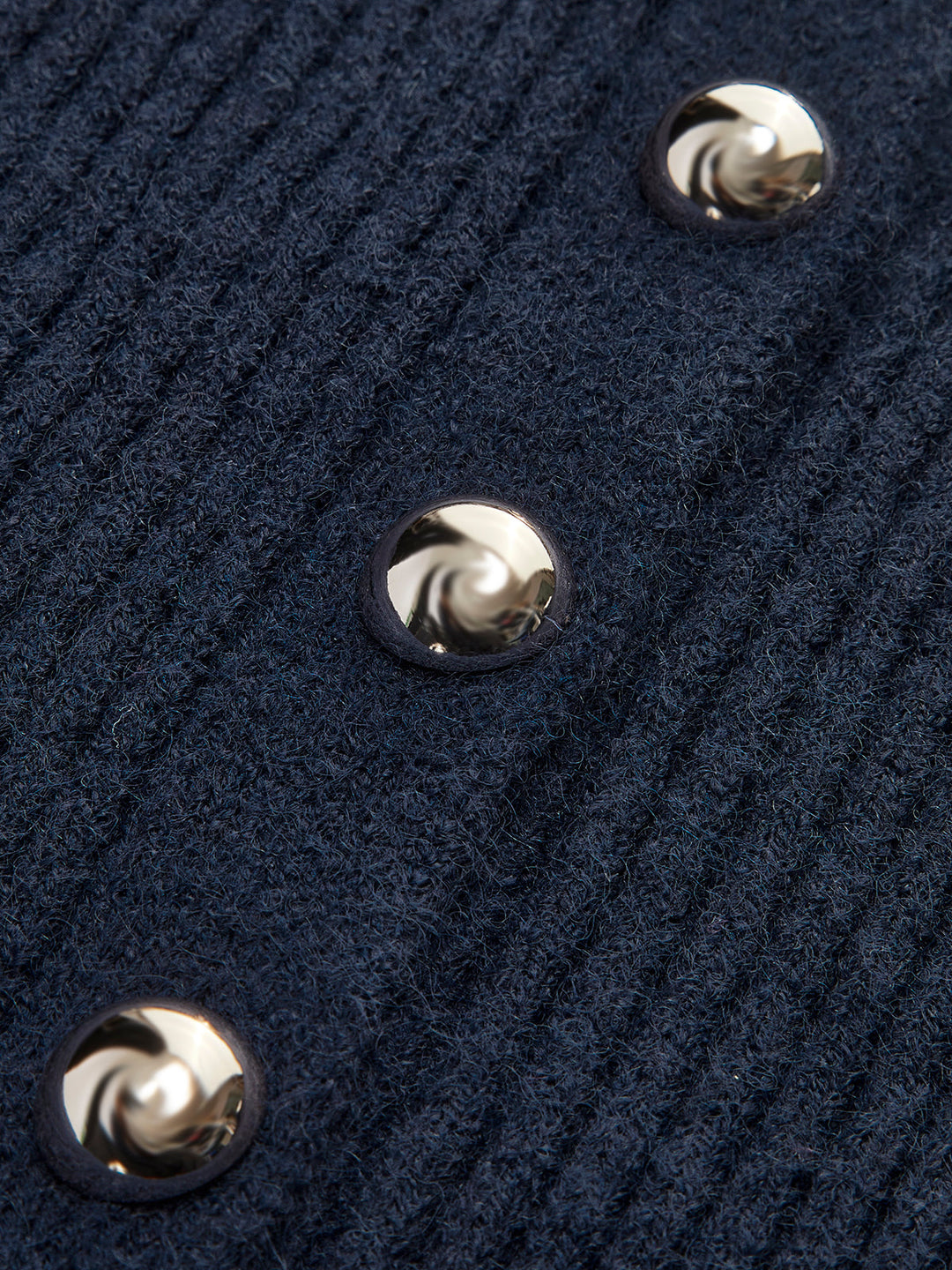 Janet | Navy Button Down Split Cardigan