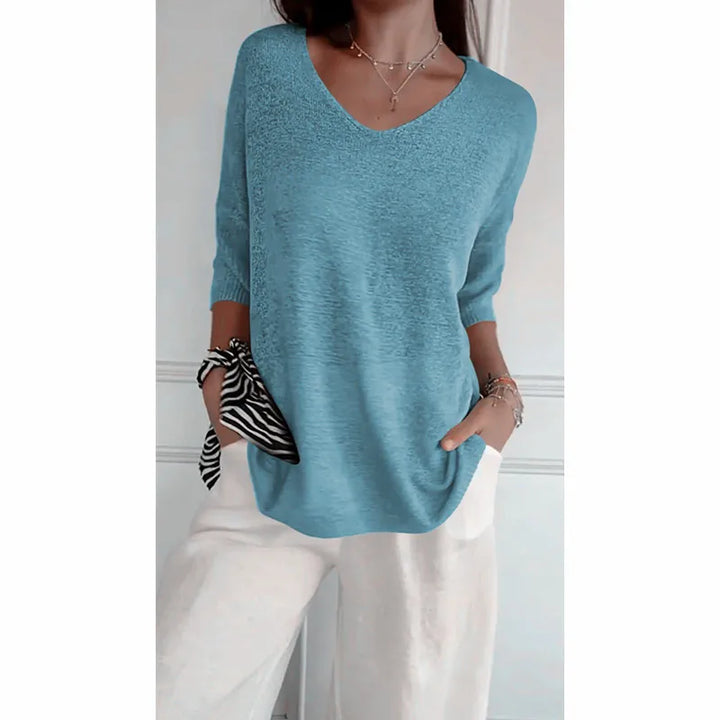 Lorita - Elegant Knitted Shirt
