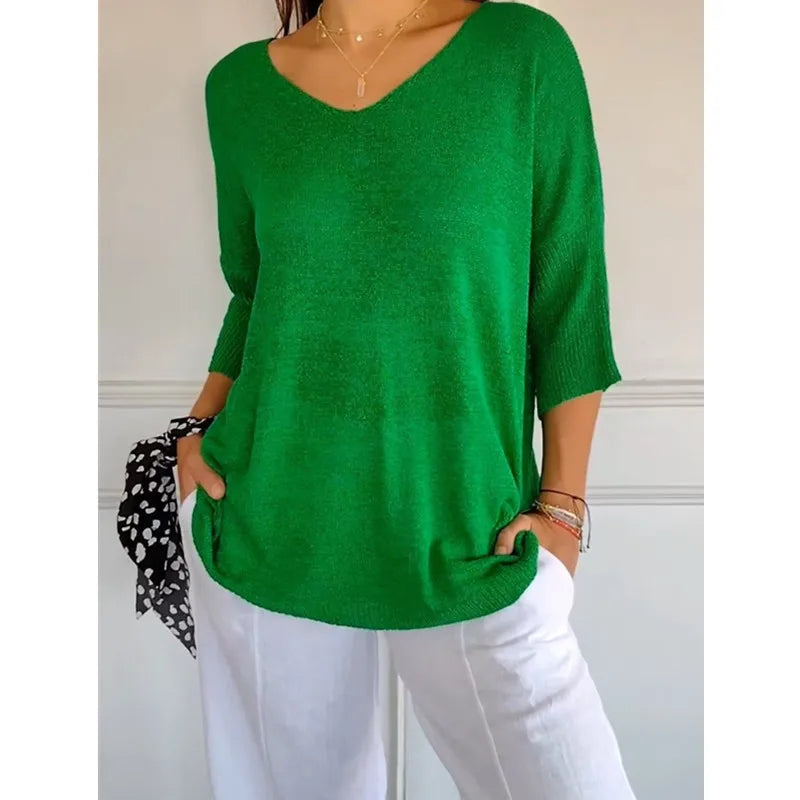 Lorita - Elegant Knitted Shirt