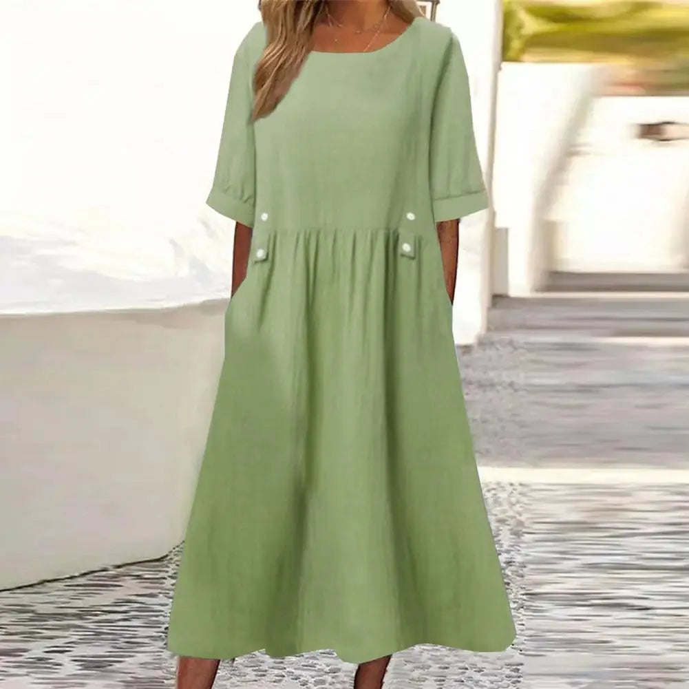 Indigo Illusion - Summer Dress