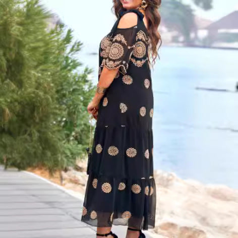 Bellezza | Elegant Mesh Summer Dress