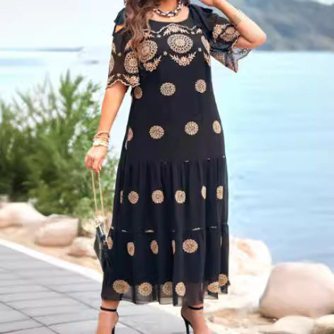 Bellezza | Elegant Mesh Summer Dress