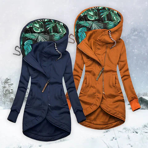 Patricia | Elegant & Warm Autumn Jacket with Hood