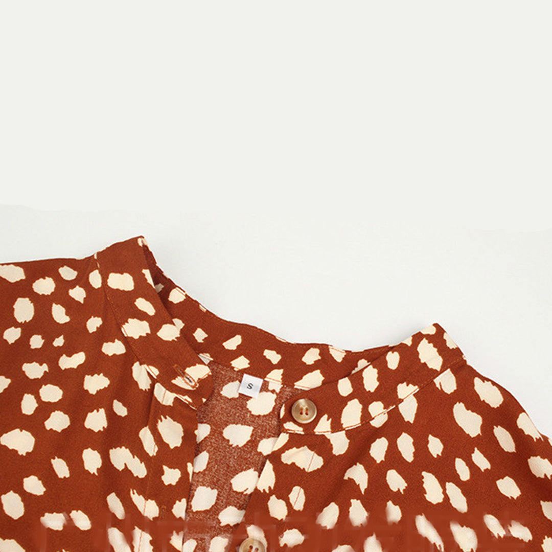Louise - Floral Printed V-Neck Dress
