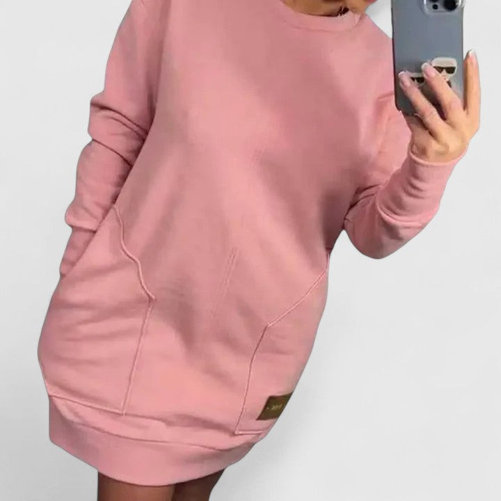Margaret – Elegant Sweatshirt Dress
