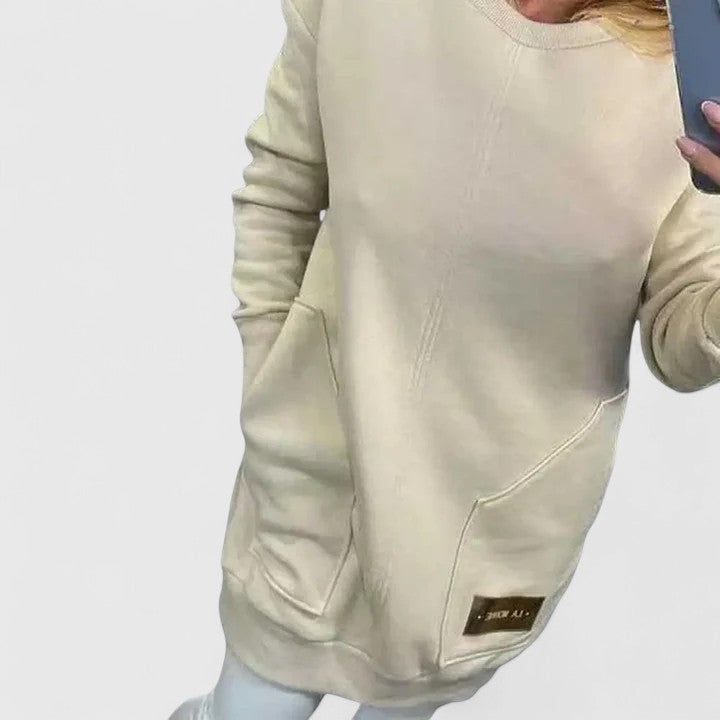 Margaret – Elegant Sweatshirt Dress