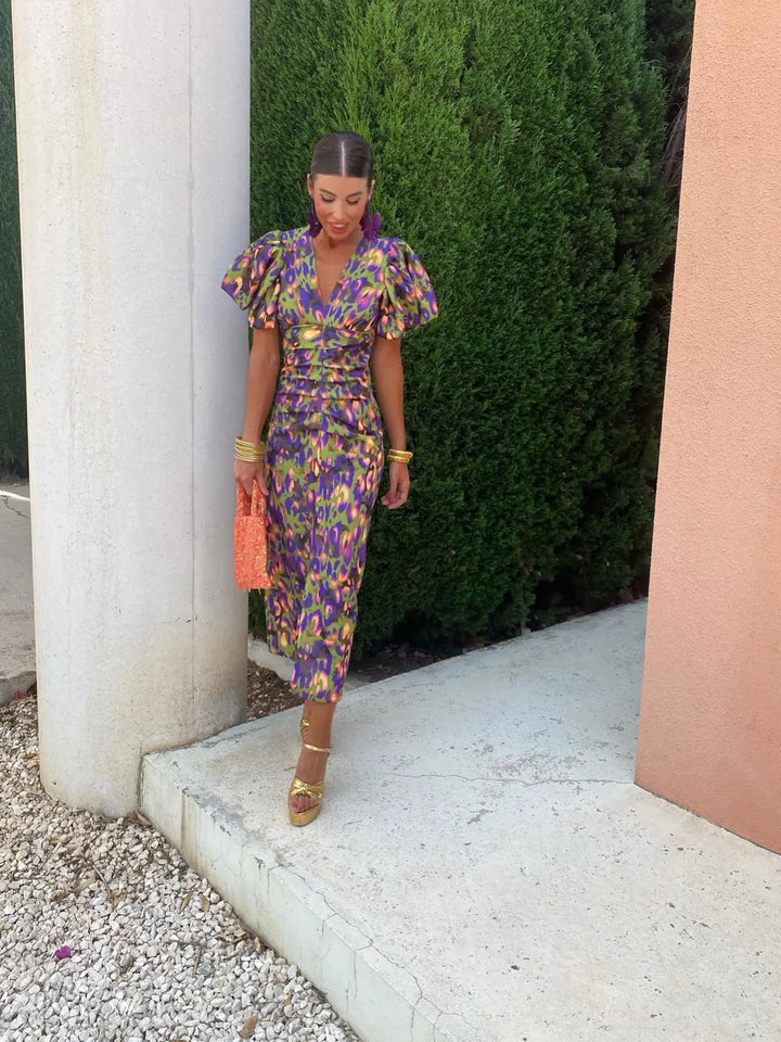 Cecilia - Puff Sleeve Dress