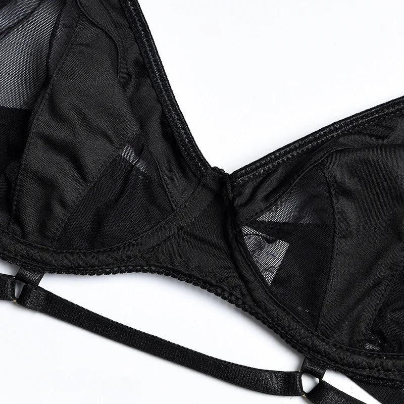 Adriana - 3 Piece French Lingerie Set