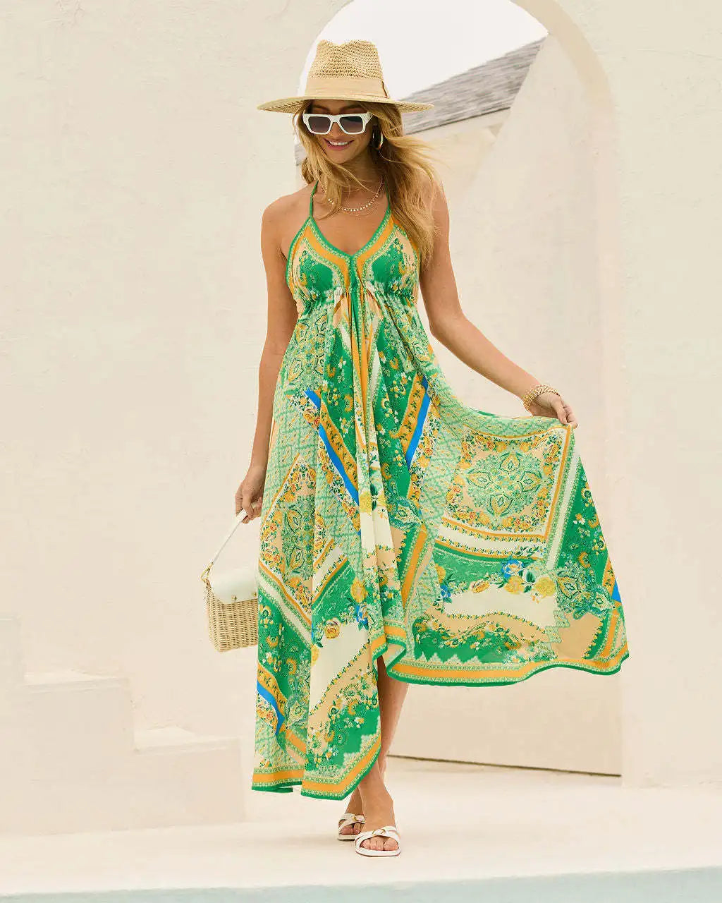 Delilah – Fairy Print Maxi Dress