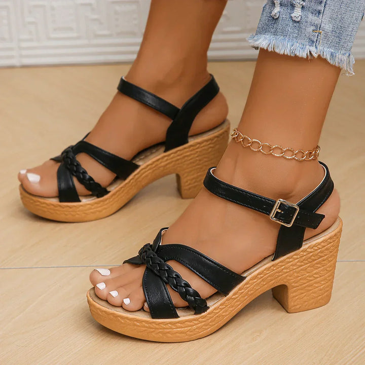 Emilia™ - Orthopedic Mid Heel Platform Sandals