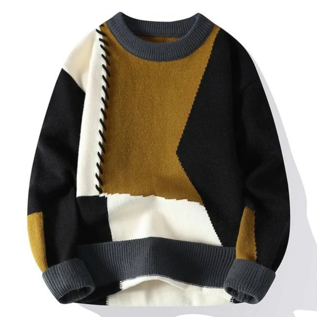 Lidia™ - Patchwork Sweater