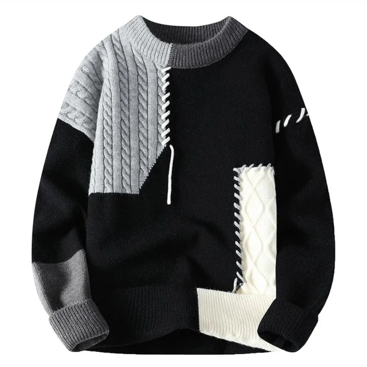 Lidia™ - Patchwork Sweater