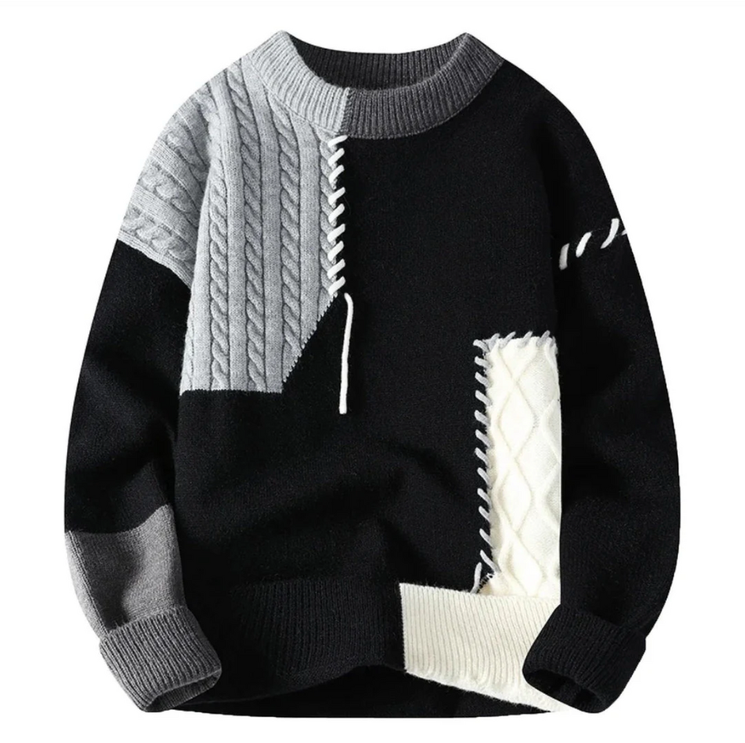 Lidia™ - Patchwork Sweater