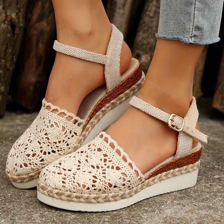 Cleo – Floral Wedges