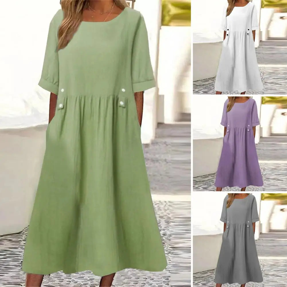 Indigo Illusion - Summer Dress