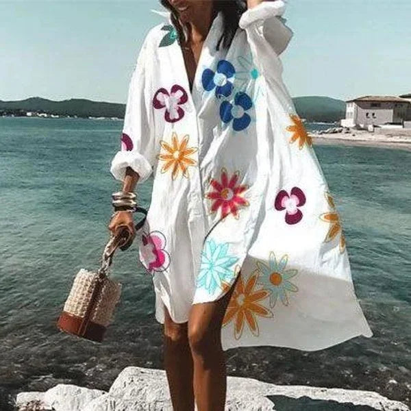 Emma - Long Sleeved Shirt Dress
