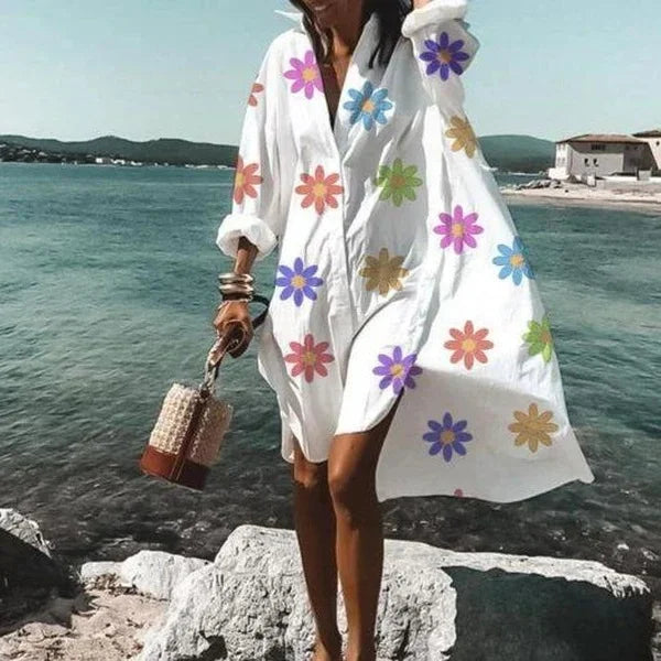 Emma - Long Sleeved Shirt Dress