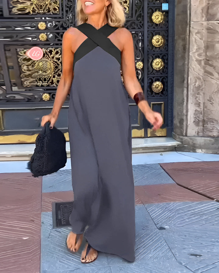 Isabella – Cross-Front Dress