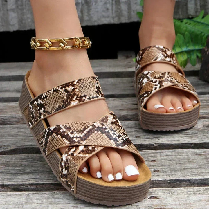 Lena™ | Orthopedic Leather Sandal in High-Quality Material