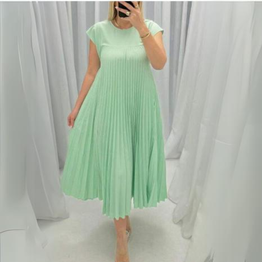 Celine | Light and Fresh Pleated Dress
