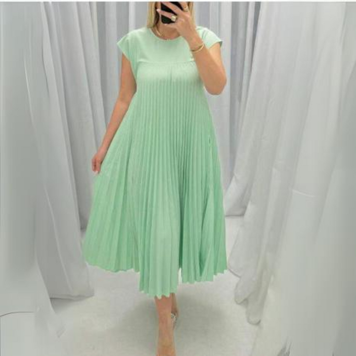 Celine | Light and Fresh Pleated Dress
