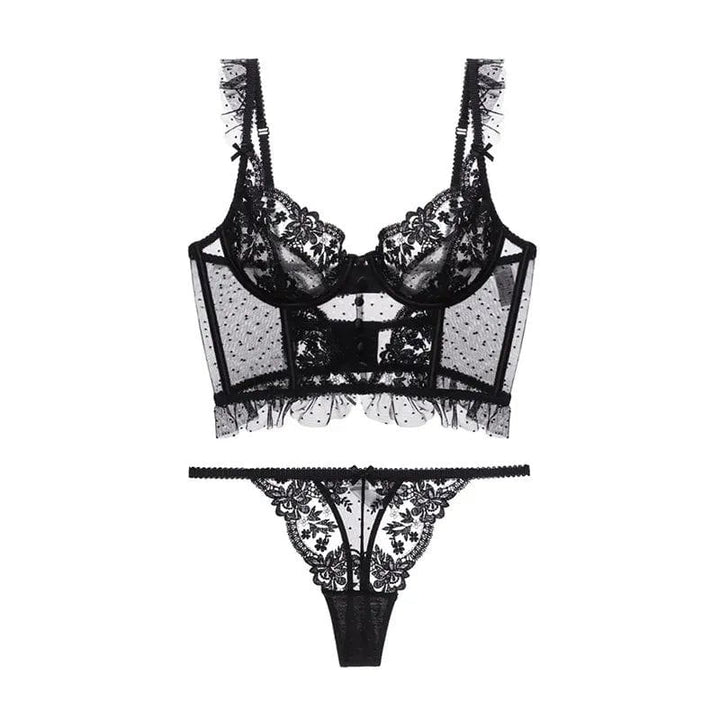 Amirah - Saucy Corset Two Piece Set Lingerie