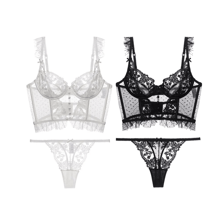 Amirah - Saucy Corset Two Piece Set Lingerie